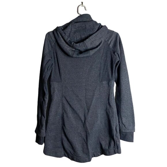 Mondetta Women's Blue Full Zip Performance Wear Fleece Hooded Jacket - Picture 7 of 10